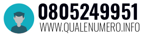 Numero di telefono 0805249951 0805249951