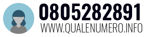 Numero di telefono 0805282891 0805282891