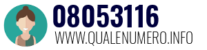 Numero di telefono 08053116 08053116