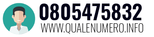 Numero di telefono 0805475832 0805475832