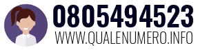 Numero di telefono 0805494523 0805494523