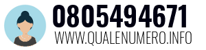 Numero di telefono 0805494671 0805494671