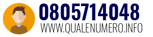Numero di telefono 0805714048 0805714048