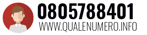 Numero di telefono 0805788401 0805788401