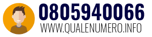 Numero di telefono 0805940066 0805940066