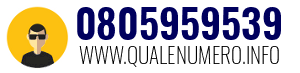 Numero di telefono 0805959539 0805959539