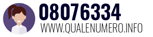 Numero di telefono 08076334 08076334