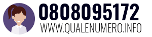 Numero di telefono 0808095172 0808095172