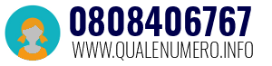 Numero di telefono 0808406767 0808406767