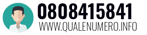 Numero di telefono 0808415841 0808415841