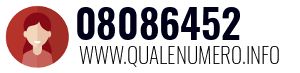 Numero di telefono 08086452 08086452
