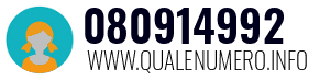 Numero di telefono 080914992 080914992
