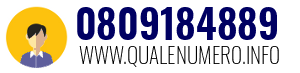 Numero di telefono 0809184889 0809184889