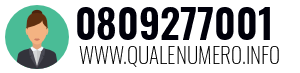 Numero di telefono 0809277001 0809277001