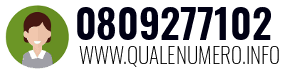 Numero di telefono 0809277102 0809277102