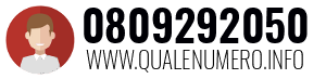 Numero di telefono 0809292050 0809292050