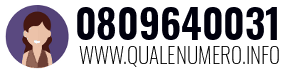 Numero di telefono 0809640031 0809640031