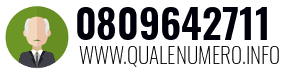 Numero di telefono 0809642711 0809642711