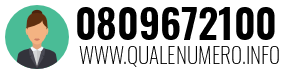 Numero di telefono 0809672100 0809672100