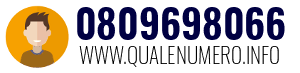 Numero di telefono 0809698066 0809698066