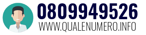 Numero di telefono 0809949526 0809949526