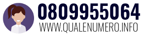 Numero di telefono 0809955064 0809955064