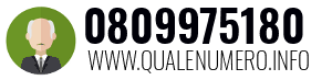 Numero di telefono 0809975180 0809975180