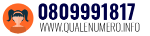 Numero di telefono 0809991817 0809991817