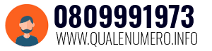 Numero di telefono 0809991973 0809991973