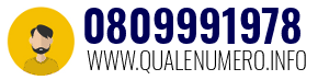 Numero di telefono 0809991978 0809991978