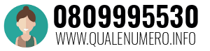 Numero di telefono 0809995530 0809995530