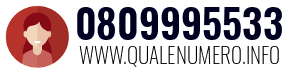 Numero di telefono 0809995533 0809995533