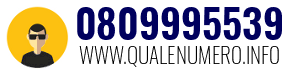 Numero di telefono 0809995539 0809995539