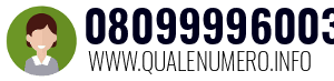 Numero di telefono 08099996003 08099996003