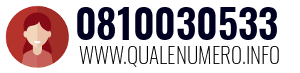 Numero di telefono 0810030533 0810030533