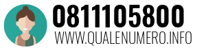 Numero di telefono 0811105800 0811105800