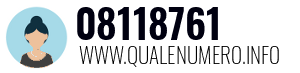 Numero di telefono 08118761 08118761