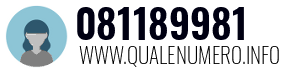 Numero di telefono 081189981 081189981