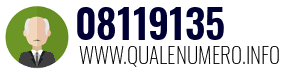 Numero di telefono 08119135 08119135