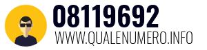 Numero di telefono 08119692 08119692