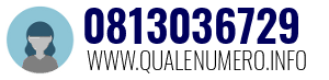Numero di telefono 0813036729 0813036729