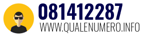 Numero di telefono 081412287 081412287