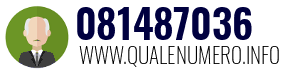 Numero di telefono 081487036 081487036