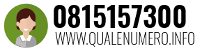 Numero di telefono 0815157300 0815157300