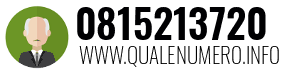 Numero di telefono 0815213720 0815213720