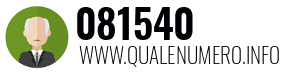 Numero di telefono 081540 081540