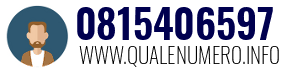 Numero di telefono 0815406597 0815406597