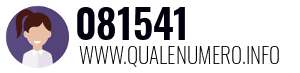 Numero di telefono 081541 081541