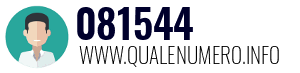 Numero di telefono 081544 081544