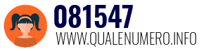 Numero di telefono 081547 081547